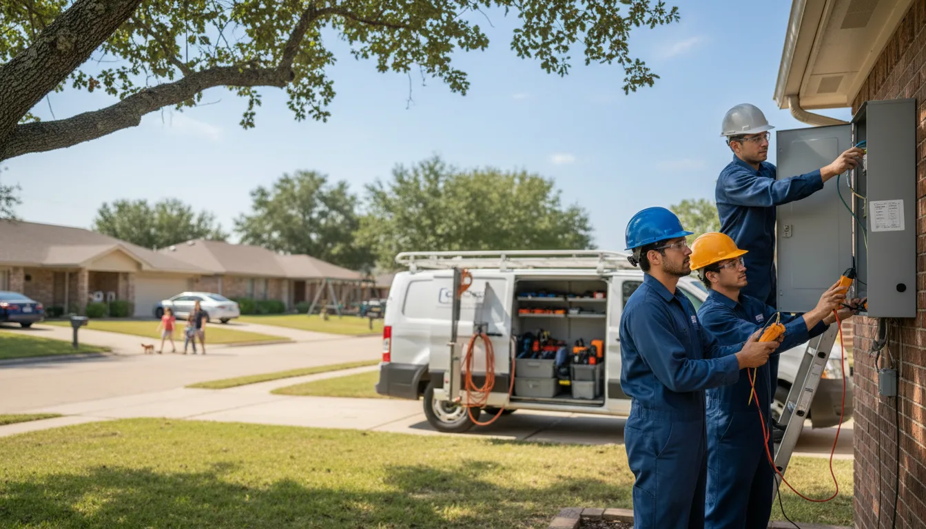Certified electrician providing emergency electrical services in Tunica, LA